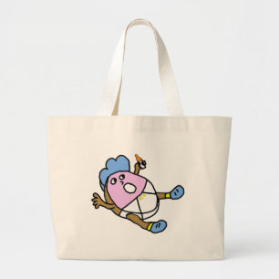 Baby flavoued doughnut large tote bag