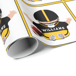 Baby Football Personalized Gift Wrapping Paper