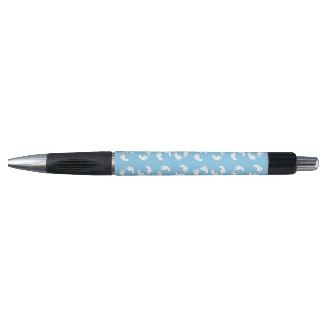 Baby Footprints, Babies Foot, Footsteps, Blue, Boy Pen (Front)