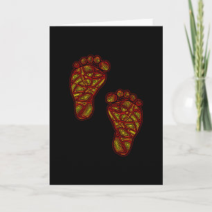 Baby Footprints Card