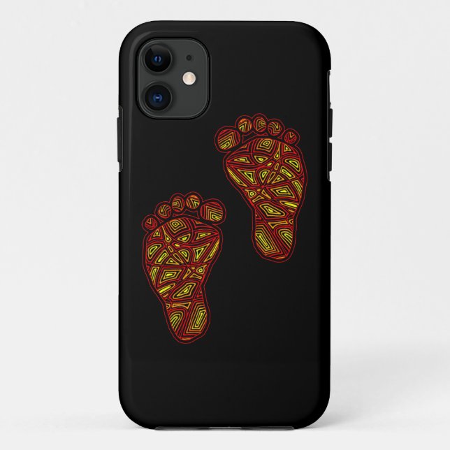 Baby Footprints Case-Mate iPhone Case (Back)