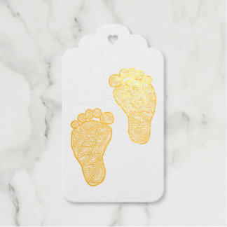 Baby Footprints Gift Tags