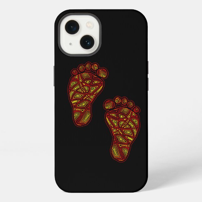 Baby Footprints iPhone Case (Back)