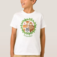 Baby Forest Animals Bear Raccoon Squirrel Birthday