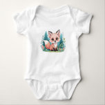 Baby fox baby bodysuit<br><div class="desc">Snuggle up your little baby in this irresistibly cute baby bodysuit featuring a baby fox! Made for cozy cuddles and wild giggles, this one is perfect for your tiny woodland explorer. Soft, sweet, and full of foxy charm – it’s the perfect outfit for dreamy naps and first adventures.</div>