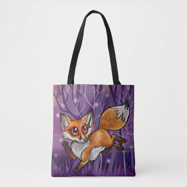 Baby Fox Tote Bag (Front)