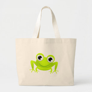 Baby Frog Large Tote Bag