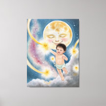 Baby from the Moon Canvas
