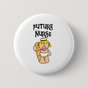 Baby Future Nurse 2 Inch Round Button