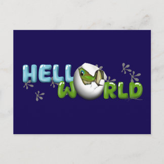 Baby Gecko in Egg  Postcard