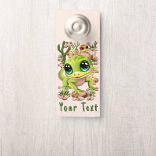 Baby Geckos Cute Cartoon Characters Door Hanger