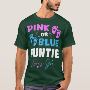 Baby Gender Reveal auntie T-Shirt