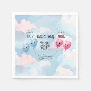 Baby Gender Reveal  Napkin