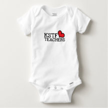 Baby Gerber Cotton One-Piece with Snaps - Heart