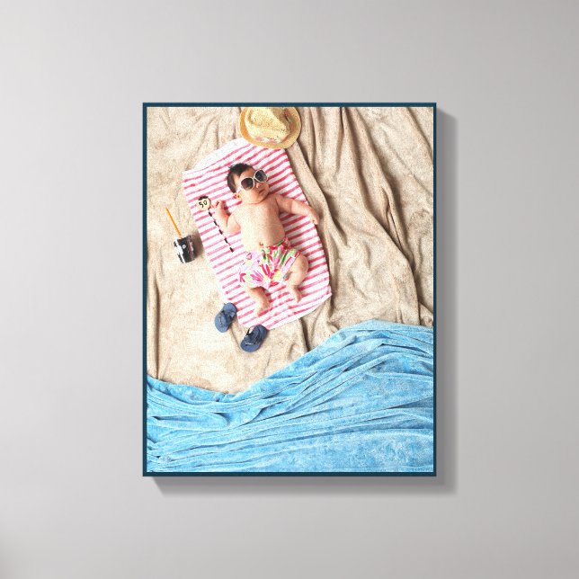 Baby Getaway Canvas Print (Front)