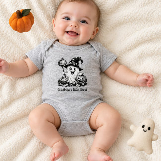 Baby Ghost Bodysuit for Grandma's Little One