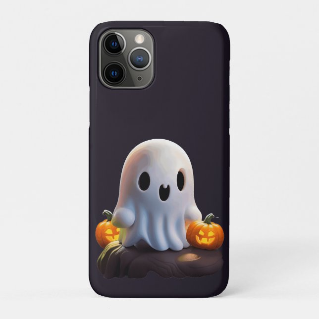 Baby Ghost Creepy Cute Halloween Character Case-Mate iPhone Case (Back)