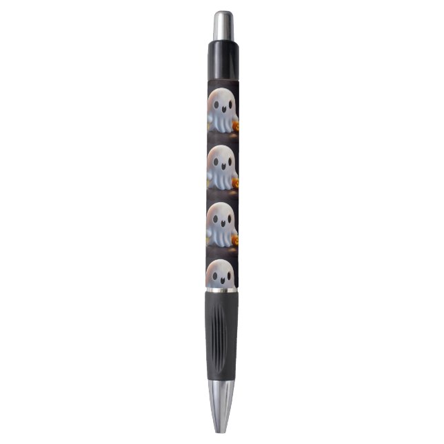 Baby Ghost Creepy Cute Halloween Character Pen (Front Vertical)