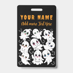 Baby Ghosts Spooky Cute Halloween Mood Badge