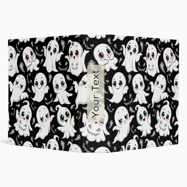 Baby Ghosts Spooky Cute Halloween Mood Binder (Background)