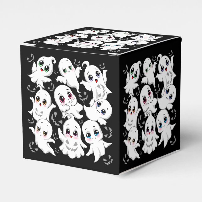 Baby Ghosts Spooky Cute Halloween Mood Favor Box (Front Side)
