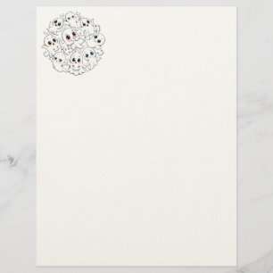 Baby Ghosts Spooky Cute Halloween Mood Letterhead