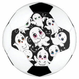Baby Ghosts Spooky Cute Halloween Mood Soccer Ball