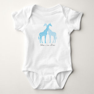 Baby Gift -Baby Giraffe Twins Shirt