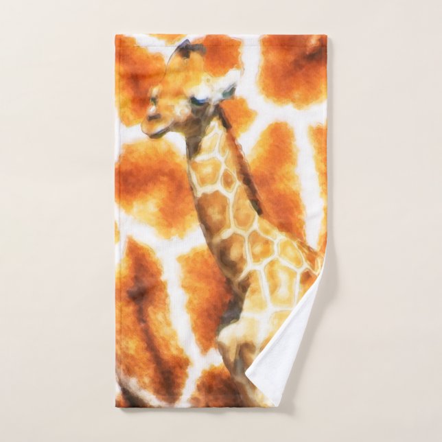 Baby Giraffe (Serviette à main)