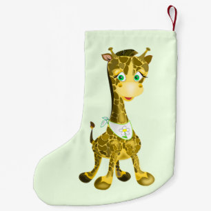 Baby Giraffe Christmas Stocking - Customizable