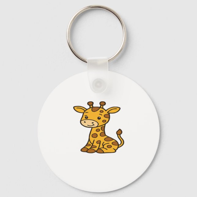 baby giraffe Classic T-Shirt Keychain (Front)