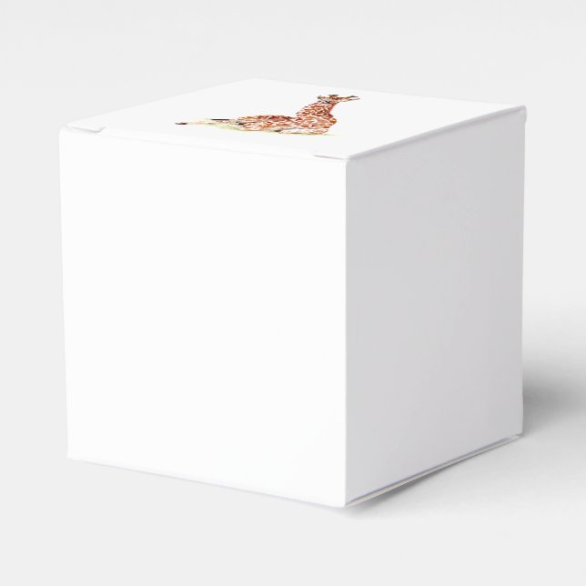 Baby Giraffe Favor Box (Front Side)