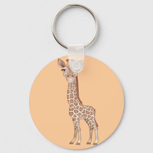 Baby Giraffe Keychain (Front)