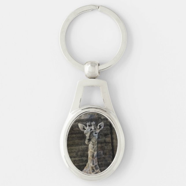 Baby Giraffe Keychain (Front)