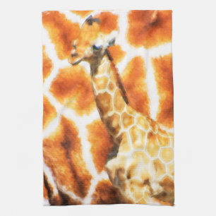 Baby Giraffe Kitchen Towel