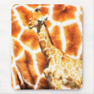 Baby Giraffe Mouse Pad