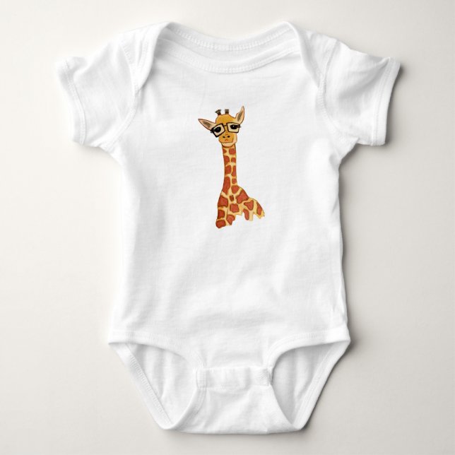Baby Giraffe One piece Bodysuit (Front)