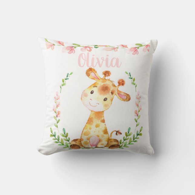 Baby giraffe pillow (Front)