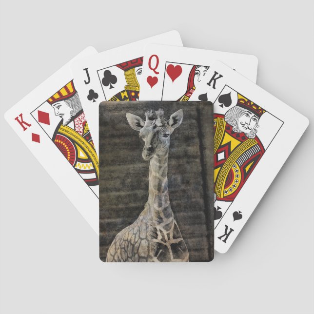Baby Giraffe Playing Cards (Back)