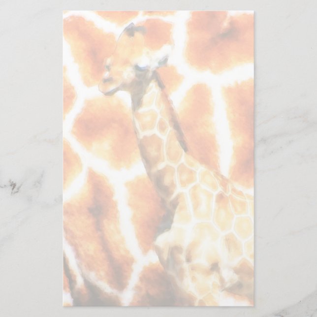 Baby Giraffe Stationery (Front)