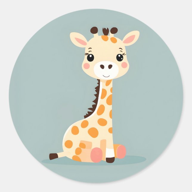 Baby Giraffe Sticker (Front)