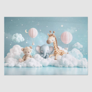 Baby Giraffe with all his friends Tissue Paper
