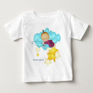 Baby Girl (2) on a Cloud T-Shirt