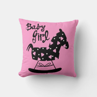 Baby Girl  American MoJo Pillow