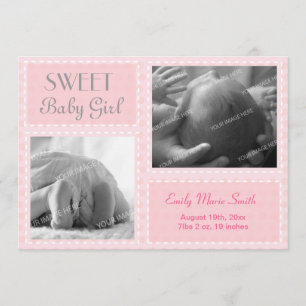 Baby Girl Announcement