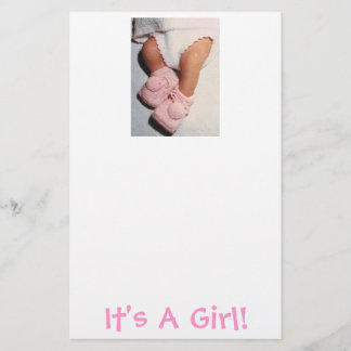 Baby Girl/announcement Stationery