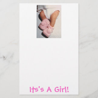 Baby Girl/Announcement Stationery