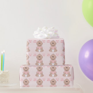 Baby Girl Baby Shower Wrapping Paper