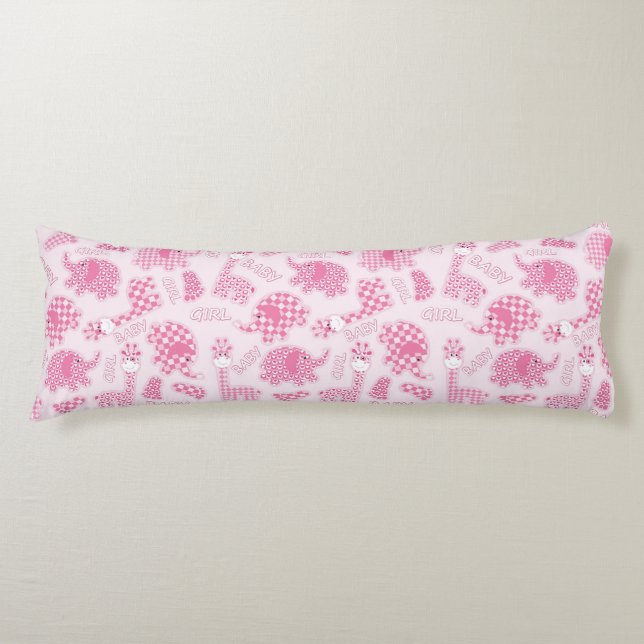 baby girl background body pillow (Front)