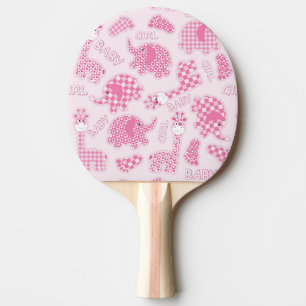 baby girl background ping pong paddle